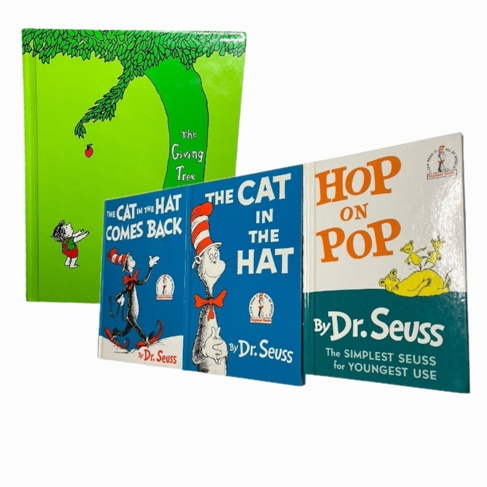 Dr. Seuss Children's Book Set 3 + The Giving Tree
